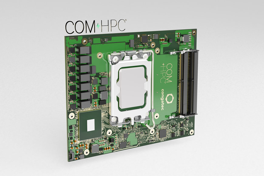 congatec erweitert sein Portfolio an COM-HPC Computer-on-Modules mit Intel Core Prozessoren der 13. Generation um High-End-Varianten mit LGA-Sockel